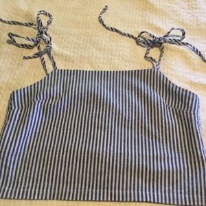 J. Galt tie top crop top